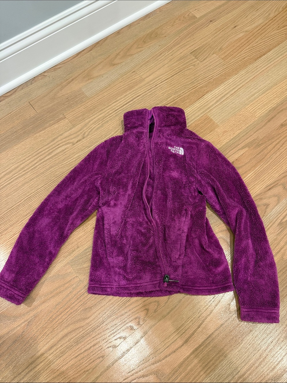 The North Face Girls' Magenta Plush Fleece Jacket